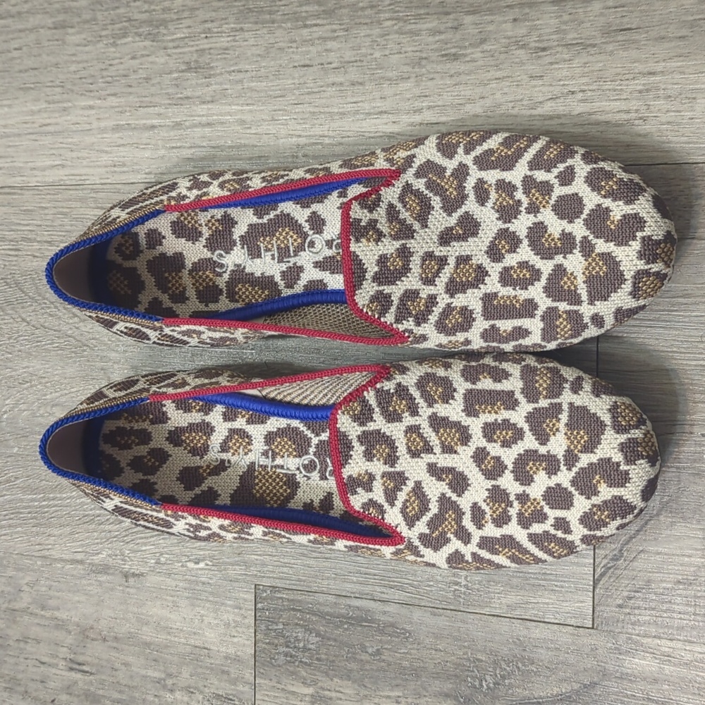 Rothy's "The Loafer" Leopard Print Flats - image 2